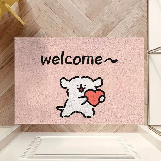 Puppy with Love Welcome Doormat - Size 60x90cm/80x120cm