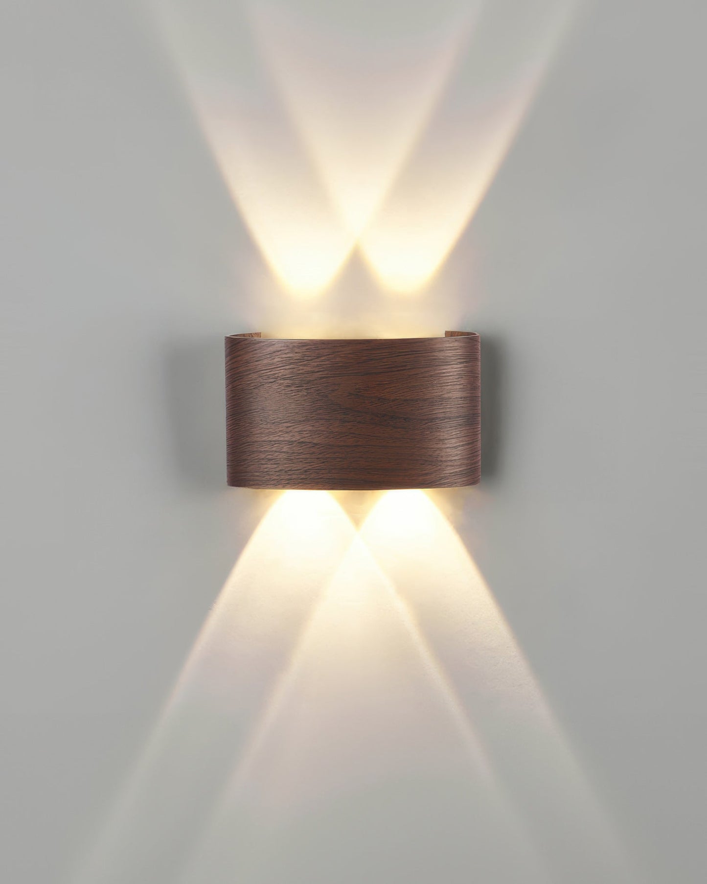 Woodgrain Sconce Outdoor Wall Light